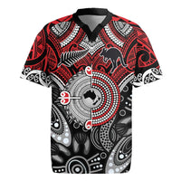 Aotearoa and Australia Rugby Jersey New Zealand Honour The Treaty Ake!Ake!Ake!