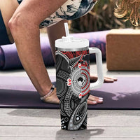 Aotearoa and Australia Tumbler With Handle New Zealand Honour The Treaty Ake!Ake!Ake! LT9 - Polynesian Pride