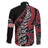 Koru Fern New Zealand Family Matching Short Sleeve Bodycon Dress and Hawaiian Shirt Maori Tribal Pattern LT9 - Polynesian Pride