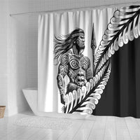 Koru Fern New Zealand Maori Tribal Warrior Shower Curtain LT9 - Polynesian Pride