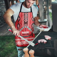 Toitu Te Tiriti Waitangi Apron Red Wharenui House LT9 - Polynesian Pride