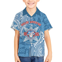 Personalised Tonga Apifo'ou College Hawaiian Shirt Since 1865 Special Kupesi Pattern LT9 - Polynesian Pride