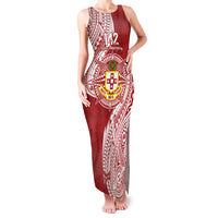 Personalised Kolisi Tonga Atele 142nd Anniversary Family Matching Tank Maxi Dress and Hawaiian Shirt Special Kupesi Pattern