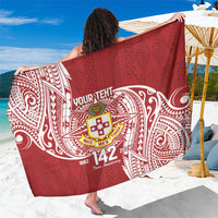 Personalised Kolisi Tonga Atele 142nd Anniversary Sarong Special Kupesi Pattern