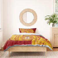 Personalised Kolisi Tonga Atele Bedding Set Since 1882 Simple Ngatu Pattern
