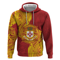 Personalised Kolisi Tonga Atele Hoodie Since 1882 Simple Ngatu Pattern