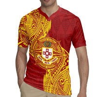 Personalised Kolisi Tonga Atele Rugby Jersey Since 1882 Simple Ngatu Pattern LT9 - Polynesian Pride