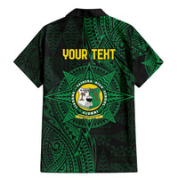 Personalised Tonga Liahona High School 76th Anniversary Family Matching Mermaid Dress and Hawaiian Shirt Special Kupesi Pattern