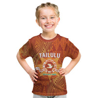 Personalised Tonga Tailulu College Kid T Shirt Since 1967 Special Kupesi Pattern Version 1