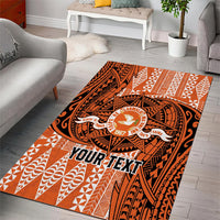 Personalised Tonga Tailulu College Area Rug Since 1967 Special Kupesi Pattern Version 2