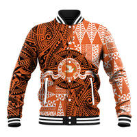 Personalised Tonga Tailulu College Baseball Jacket Since 1967 Special Kupesi Pattern Version 2