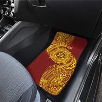 Personalised Tonga High School 77th Anniversary Car Mats Special Kupesi Pattern LT9 - Polynesian Pride