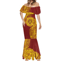 Personalised Tonga High School 77th Anniversary Mermaid Dress Special Kupesi Pattern