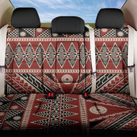 Vintage Bula Fiji Back Car Seat Cover Red Tapa Masi Motif