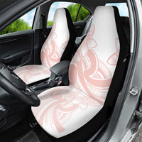 Polynesian Tribal Plumeria Lotu Tamaiti Car Seat Cover Pastel Blush LT9 - Polynesian Pride