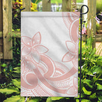 Polynesian Tribal Plumeria Lotu Tamaiti Garden Flag Pastel Blush LT9 Garden Flag Blush - Polynesian Pride