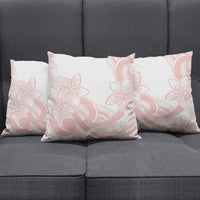 Polynesian Tribal Plumeria Lotu Tamaiti Pillow Cover Pastel Blush - Polynesian Pride