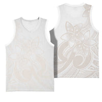 Polynesian Tribal Plumeria Lotu Tamaiti Basketball Jersey Pastel Nude LT9 - Polynesian Pride