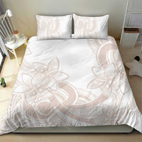 Polynesian Tribal Plumeria Lotu Tamaiti Bedding Set Pastel Nude - Polynesian Pride