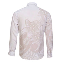 Polynesian Tribal Plumeria Lotu Tamaiti Family Matching Puletasi and Hawaiian Shirt Pastel Nude LT9 - Polynesian Pride