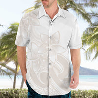 Polynesian Tribal Plumeria Lotu Tamaiti Hawaiian Shirt Pastel Nude - Polynesian Pride