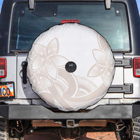 Polynesian Tribal Plumeria Lotu Tamaiti Spare Tire Cover Pastel Nude - Polynesian Pride