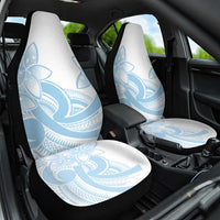 Polynesian Tribal Plumeria Lotu Tamaiti Car Seat Cover Pastel Sky Blue LT9 One Size Blue - Polynesian Pride