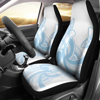 Polynesian Tribal Plumeria Lotu Tamaiti Car Seat Cover Pastel Sky Blue LT9 - Polynesian Pride