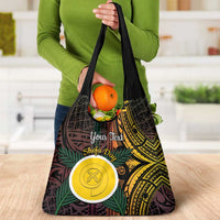Personalised Shefa Day Grocery Bag Happy June 18 Vanuatu Province LT14 - Polynesian Pride
