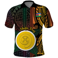 Personalised Shefa Day Polo Shirt Happy June 18 Vanuatu Province