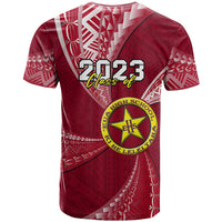 Custom Tonga Eua High School T Shirt Class Of Year Tongan Ngatu Pattern LT14 - Polynesian Pride