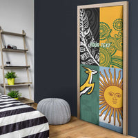 Personalised Rugby 2025 Championship Door Cover Combination of Southern Hemisphere Countries - Polynesian Pride