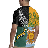 Personalised Rugby 2025 Championship Rugby Jersey Combination of Southern Hemisphere Countries - Polynesian Pride