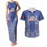 Custom Manu Samoa Rugby 2026 Couples Matching Tank Maxi Dress and Hawaiian Shirt Samoan Pattern