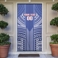 Custom Manu Samoa Rugby 2026 Door Cover Samoan Pattern