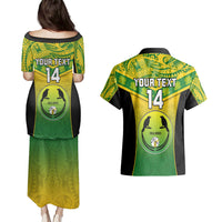 Custom Papua New Guinea Rugby Couples Matching Puletasi Dress and Hawaiian Shirt Enga Mioks PNG Polynesian Pattern LT14 - Polynesian Pride