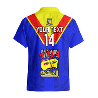 Custom Papua New Guinea Rugby Hawaiian Shirt Hela Wigmen PNG Polynesian Pattern LT14 - Polynesian Pride