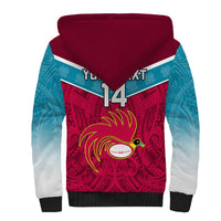 Custom Papua New Guinea Rugby Sherpa Hoodie Goroka Lahanis PNG Polynesian Pattern LT14 - Polynesian Pride