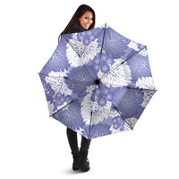 Purple Aloha Hawaii Umbrella Monstera Hibiscus Plumeria Seamless Vibes - Polynesian Pride