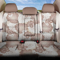 Mocha Mousse Aloha Hawaii Back Car Seat Cover Monstera Hibiscus Plumeria Seamless Vibes - Polynesian Pride