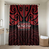 Keep Maori Wards New Zealand Bathroom Set Stronger Together Aotearoa Taniko - Polynesian Pride