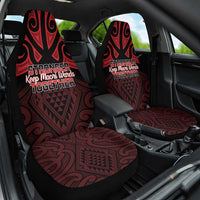 Keep Maori Wards New Zealand Car Seat Cover Stronger Together Aotearoa Taniko - Polynesian Pride