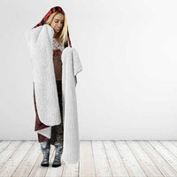 Keep Maori Wards New Zealand Hooded Blanket Stronger Together Aotearoa Taniko - Polynesian Pride