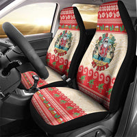 Mele Kalikimaka Hawaii Car Seat Cover Funny Beer-Loving Santa Hawaiian Tropical - Polynesian Pride
