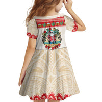 Mele Kalikimaka Hawaii Family Matching Off The Shoulder Long Sleeve Dress and Hawaiian Shirt Funny Beer-Loving Santa Hawaiian Tropical LT14 - Polynesian Pride
