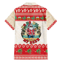 Mele Kalikimaka Hawaii Family Matching Summer Maxi Dress and Hawaiian Shirt Funny Beer-Loving Santa Hawaiian Tropical - Polynesian Pride