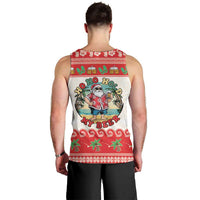 Mele Kalikimaka Hawaii Men Tank Top Funny Beer-Loving Santa Hawaiian Tropical - Polynesian Pride