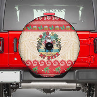 Mele Kalikimaka Hawaii Spare Tire Cover Funny Beer-Loving Santa Hawaiian Tropical - Polynesian Pride