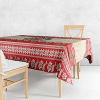 Mele Kalikimaka Hawaii Tablecloth Funny Beer-Loving Santa Hawaiian Tropical - Polynesian Pride