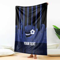 New Zealand Auckland Football Custom Blanket Go City of Sails Est 2025